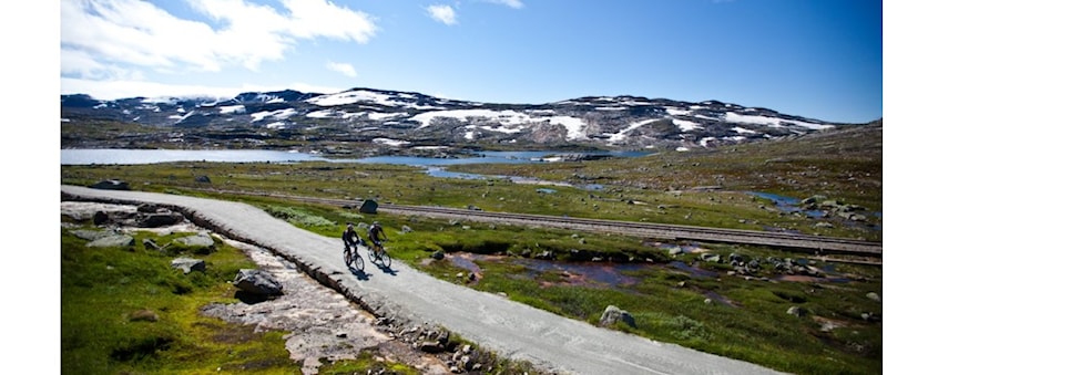Rallarvegen sykkel fjelltur.